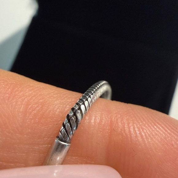 Size 8” Pandora Silver Charm Bracelet with Colorful Charms - Picture 7 of 7